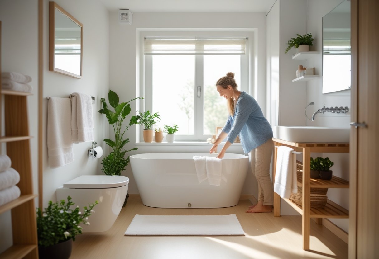 Sådan skaber du et hyggeligt og funktionelt badeværelse med siddebadekar til små badeværelser